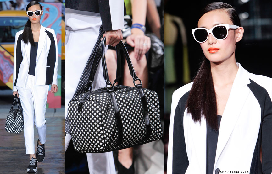 DKNY Spring 2014 Black and White Trend
