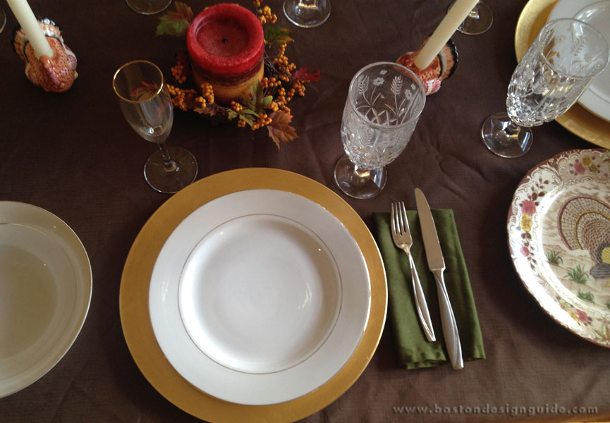 Holiday Table Setting