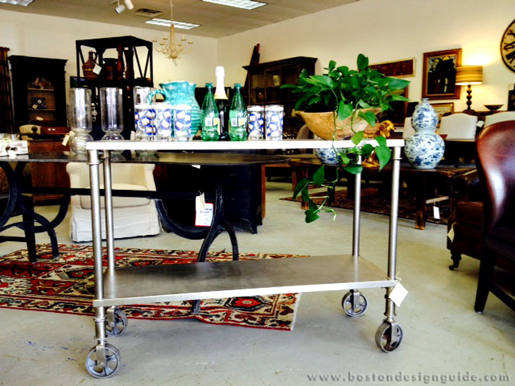 Stainless Trolley available at Darby Road Home