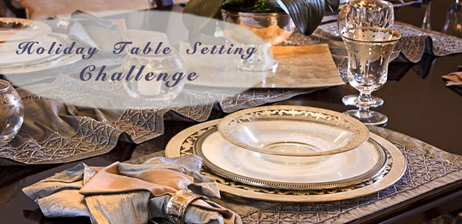 Holiday Table Setting Challenge