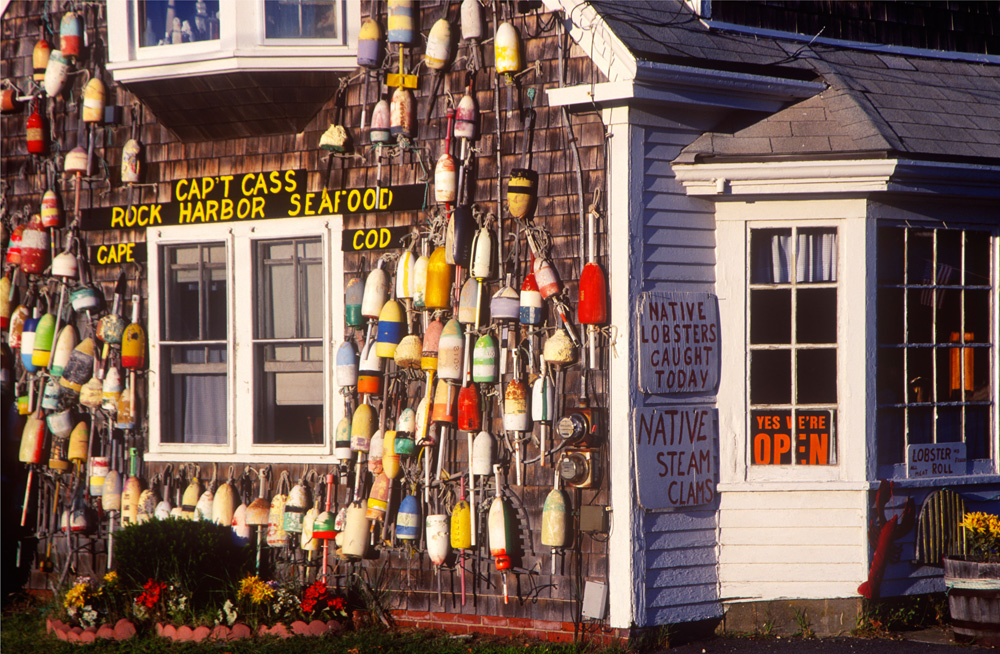 Cap't Cass, a quaint seafood shanty on Rock Harbor in Orleans