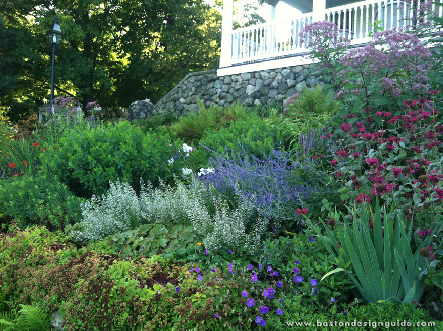 Late summer perennial garden by Parterre Garden Services