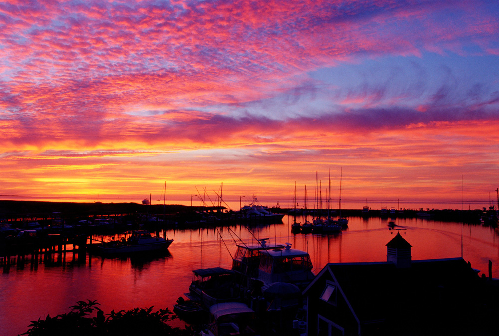 The docks of Menemsha in Chilmark