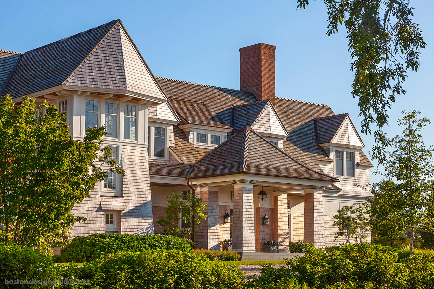 Coastal shingle style exterior