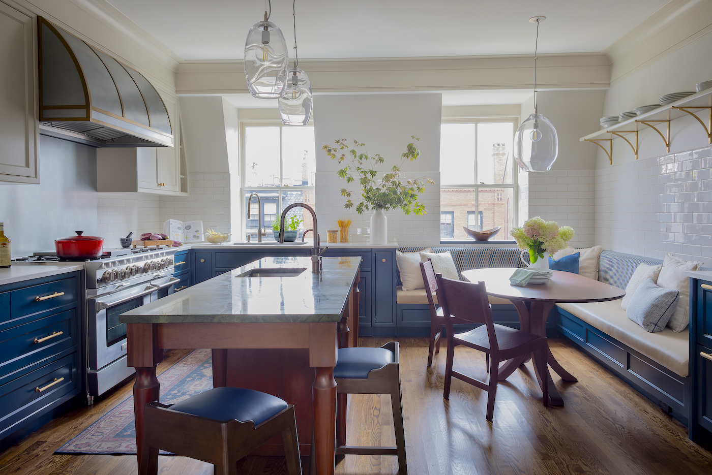 SV Design, Brownstone in the City, Boston, Kitchen