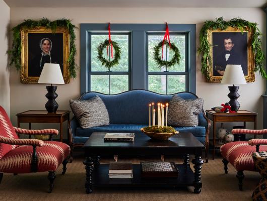 Nathan Turner, Holiday Magic, White Barn Inn, Maine, Auberge Resorts, Festive Decor, Holiday Interior Design